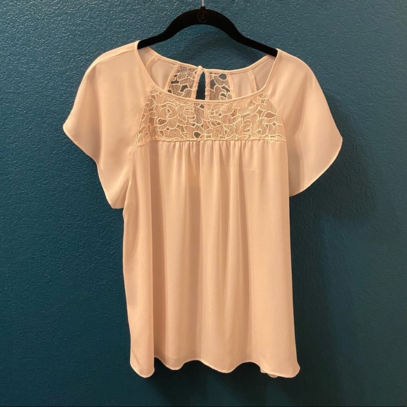 EUC Maeve Gauzy Cream Blouse (Anthropologie) - Picture 11 of 12